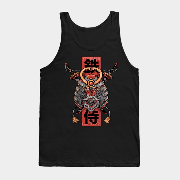 Tetsu-Bushido / Iron Samurai Tank Top by Pieces of TwistedJeremiah